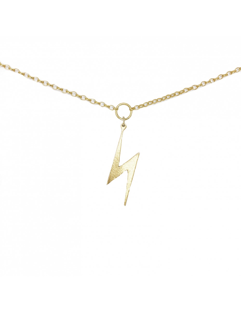 Meeting Spider To detect ICONS BY ALDO NECKLACE LIGHTNING IN STERLING SILVER VERMEIL