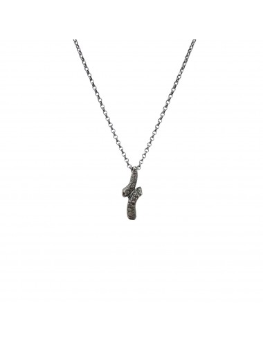 Tentacion Necklace in Dark Sterling Silver