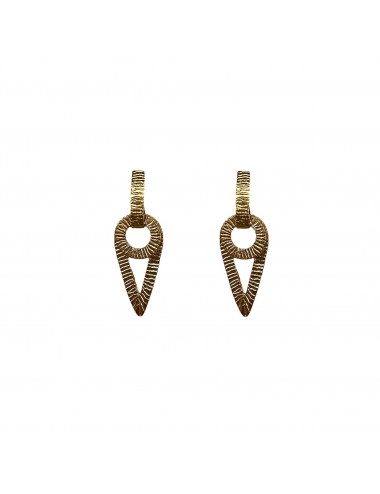 copy of Architecture Semi Circle Earrings in Dark and Vermeil Sterling Silver