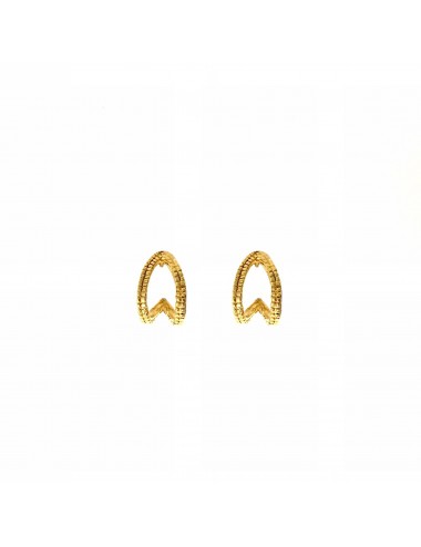 Satellite Oval Criollas Earrings in Sterling Silver Vermeil